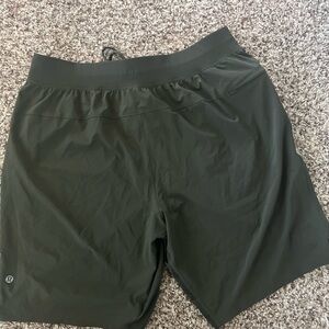 Men’s XL lululemon shorts, olive green